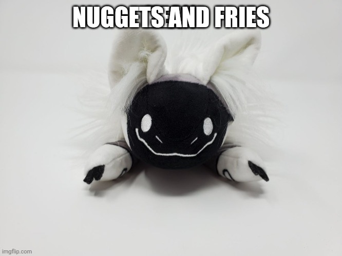 Bean | NUGGETS AND FRIES | image tagged in bean | made w/ Imgflip meme maker