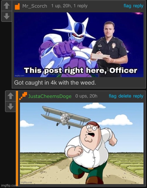 Run. | image tagged in peter griffin running away,this post right here officer,run,imgflip users,memes,imgflip user | made w/ Imgflip meme maker