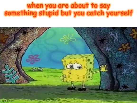 Almost went into the wrong zone | when you are about to say something stupid but you catch yourself | image tagged in funny,funny memes,memes,relatable | made w/ Imgflip meme maker