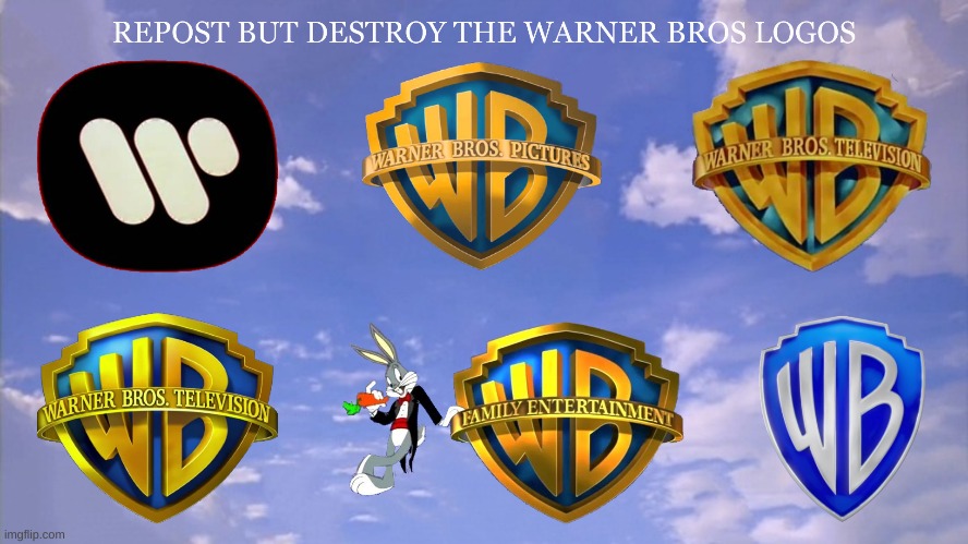 do it pls | image tagged in memes,funny,warner bros,repost,do it,logos | made w/ Imgflip meme maker