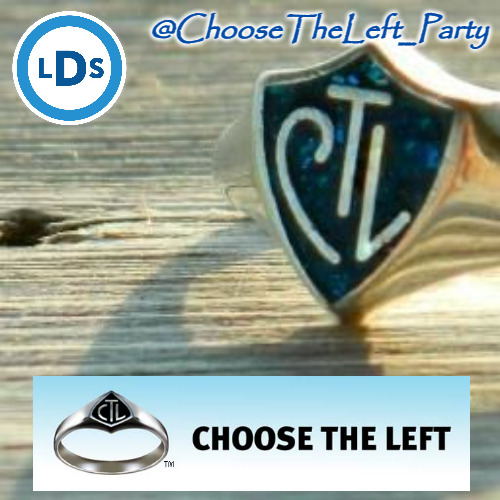 High Quality Choose the Left Party announcement template Blank Meme Template