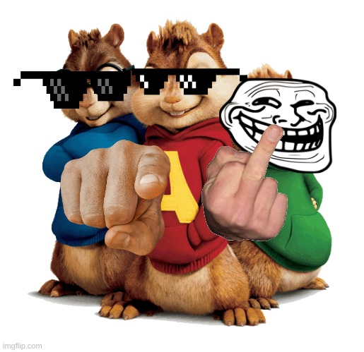 midd | image tagged in alvin the chipmunks | made w/ Imgflip meme maker