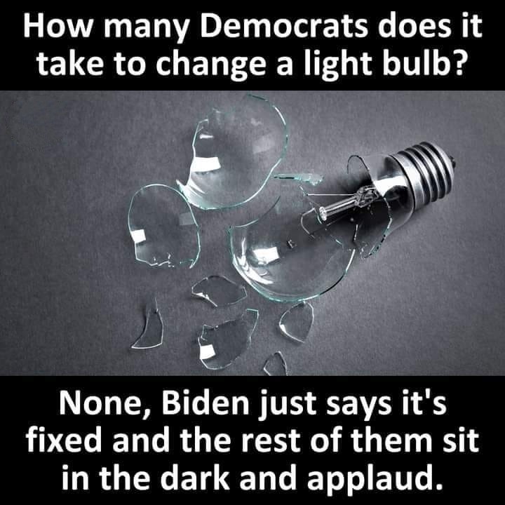 How Many Democrats Does It Take To Change A Light Bulb Imgflip