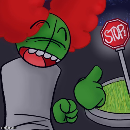 Tricky says Stop | image tagged in tricky says stop | made w/ Imgflip meme maker