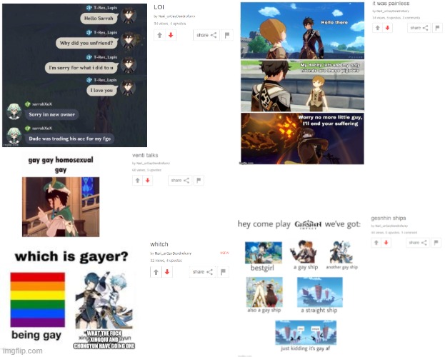 All of these are ? posts | image tagged in beef,fight,battle | made w/ Imgflip meme maker