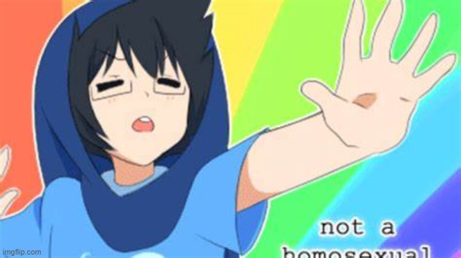 Announcement: not a homosexual; not a men lover | made w/ Imgflip meme maker