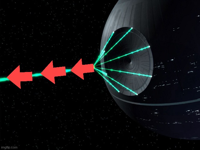 Use this when u want to down vote | image tagged in deathstar | made w/ Imgflip meme maker