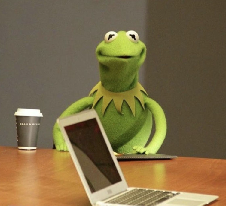 High Quality kermit Blank Meme Template