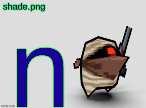 shade.png's  bandit temp. | n | image tagged in shade png's bandit temp | made w/ Imgflip meme maker