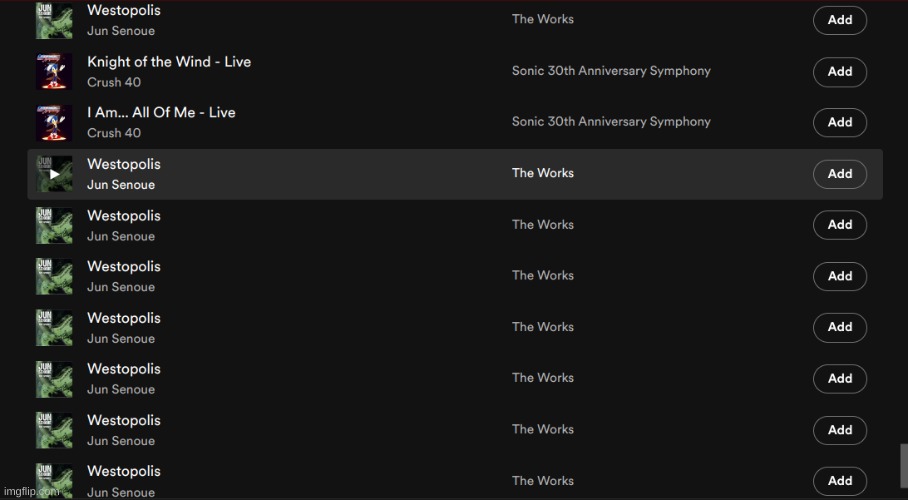 guys i have a game theory that spotify wants me to add westopolis but idk im not sure | made w/ Imgflip meme maker