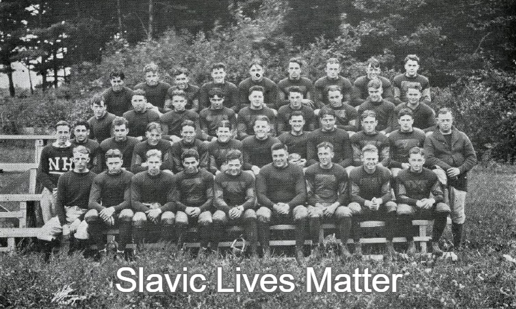 1924 New Hampshire Football Team | Slavic Lives Matter | image tagged in 1924 new hampshire football team,slavic,new hampshire,nh | made w/ Imgflip meme maker