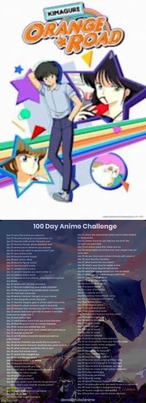 Day 66 | image tagged in 100 day anime challenge | made w/ Imgflip meme maker