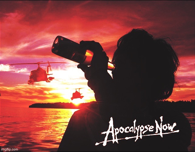 Apocalypse Now https://youtu.be/wyIC-_eHSS0 | image tagged in apocalypse now,cicada,qanon | made w/ Imgflip meme maker