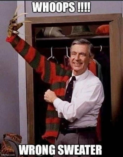 It's a Beautiful Day...for a Victim | image tagged in mr rogers | made w/ Imgflip meme maker