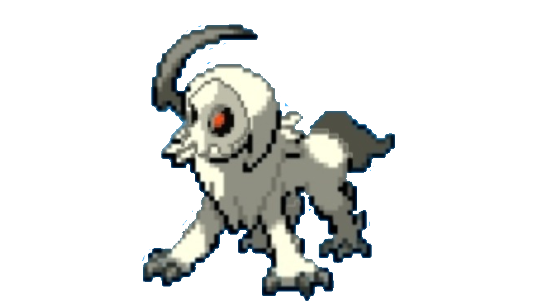 High Quality spooky absol Blank Meme Template