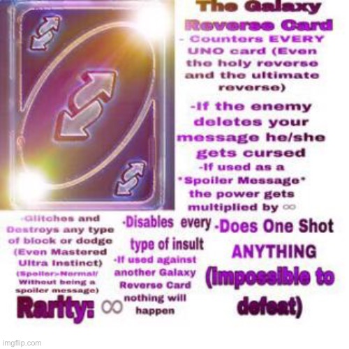 Galaxy reverse card | image tagged in galaxy reverse card | made w/ Imgflip meme maker