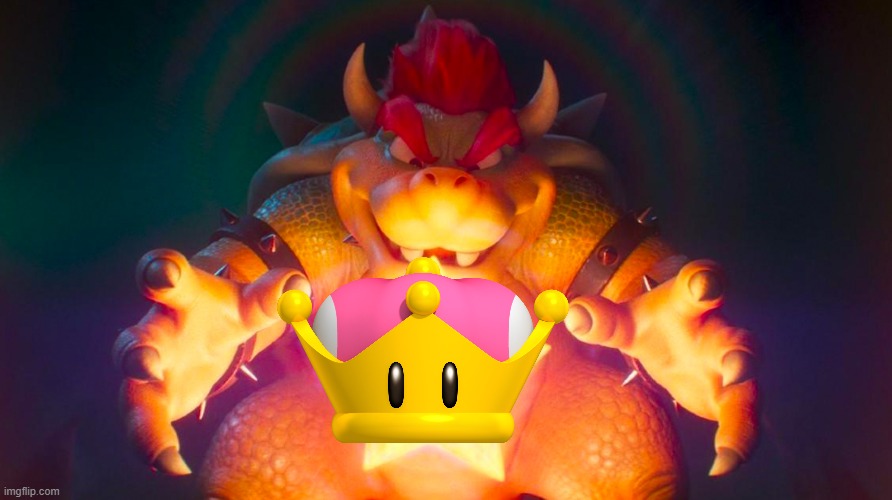 Bowser | image tagged in bowser,super crown | made w/ Imgflip meme maker