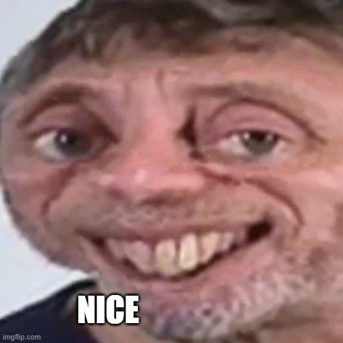 Noice | NICE | image tagged in noice | made w/ Imgflip meme maker