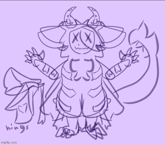 Possible new design for Moth after I transfer her to the custom species im working on (advice/thoughts pls) | image tagged in furry,art,drawings,i hope this doesnt look over the top,or really annoying and pickme like,i just thought it looked cool | made w/ Imgflip meme maker
