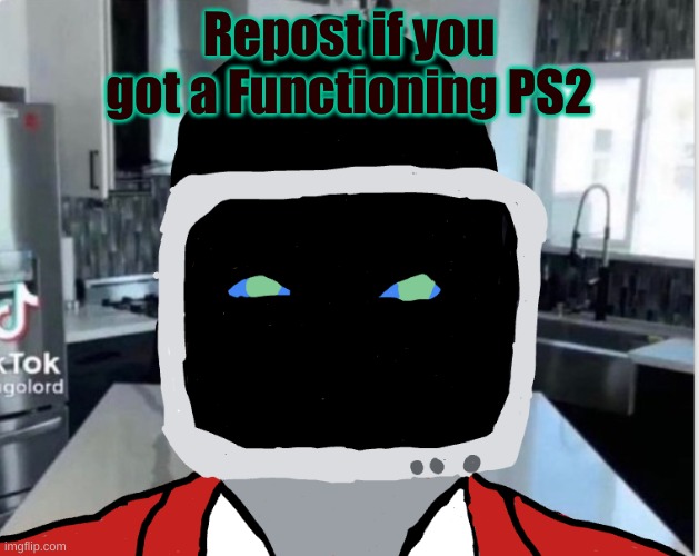 Repost if you got a Functioning PS2 | image tagged in bootleg announcement template | made w/ Imgflip meme maker