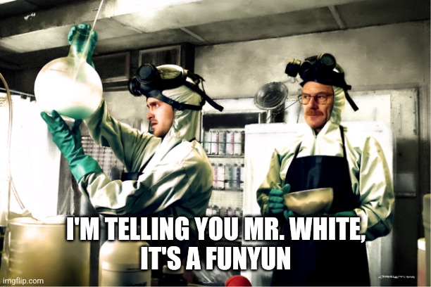 Definitely A Funyun | I'M TELLING YOU MR. WHITE,
IT'S A FUNYUN | image tagged in breaking bad,jesse pinkman,meth | made w/ Imgflip meme maker