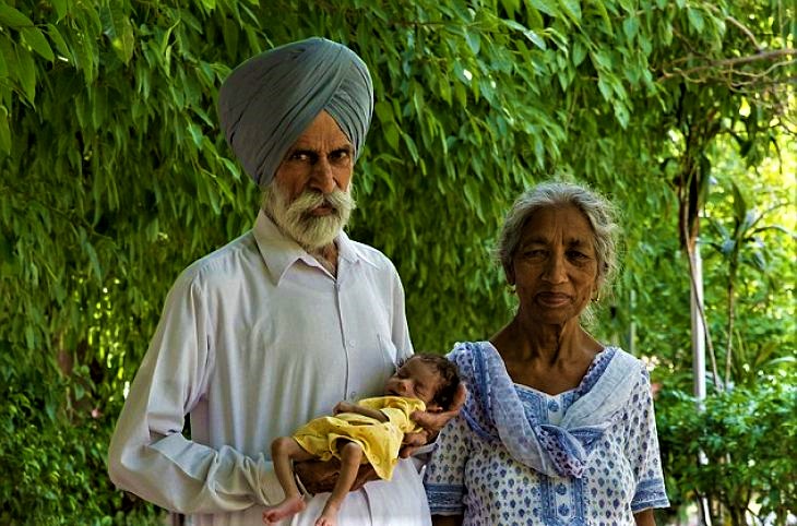 oldest parents with baby Blank Meme Template