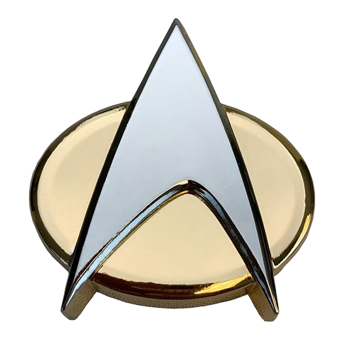 High Quality Star Trek Comm Badge Blank Meme Template