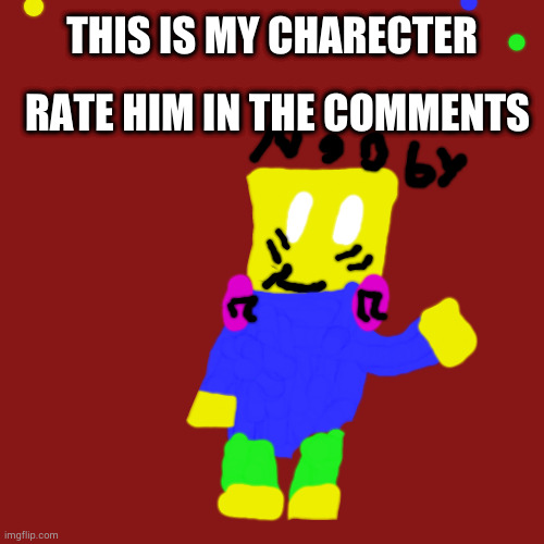 he is not ment to have pupils (that's how I draw terrified eyes) | RATE HIM IN THE COMMENTS; THIS IS MY CHARECTER | image tagged in memes,blank transparent square | made w/ Imgflip meme maker