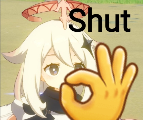 High Quality Paimon shut Blank Meme Template