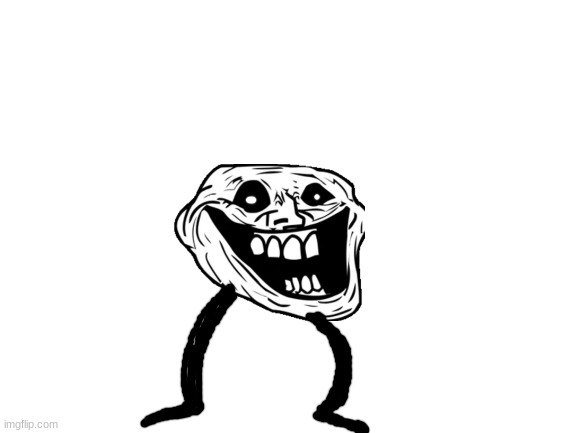 Blank colorful background troll face GIF - Imgflip