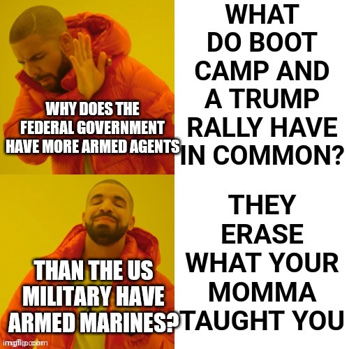 Why Is the federal government aligning against you? | WHY DOES THE FEDERAL GOVERNMENT HAVE MORE ARMED AGENTS; THAN THE US MILITARY HAVE ARMED MARINES? | image tagged in control | made w/ Imgflip meme maker