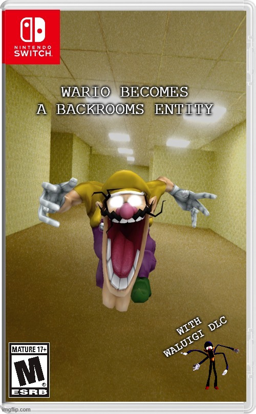 If Nintendo made horror games. | WITH WALUIGI DLC | image tagged in nintendo,nintendo switch,wario,waluigi,horror | made w/ Imgflip meme maker