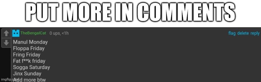 More holidays | PUT MORE IN COMMENTS | made w/ Imgflip meme maker