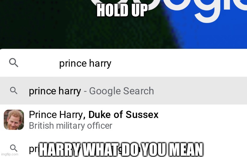 hold up harry what are you telling us | HOLD UP; HARRY WHAT DO YOU MEAN | image tagged in hold up | made w/ Imgflip meme maker