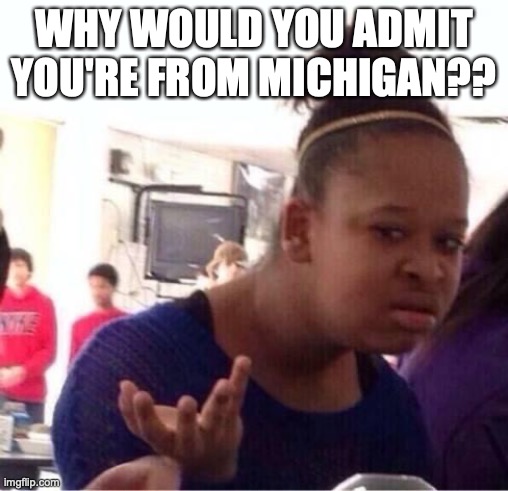 BGM | WHY WOULD YOU ADMIT YOU'RE FROM MICHIGAN?? | image tagged in or nah | made w/ Imgflip meme maker