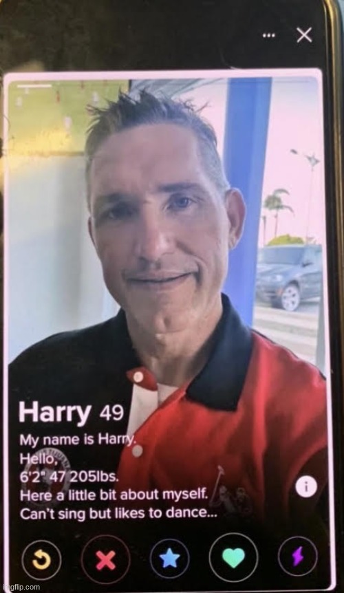 here it is lmao | image tagged in ugly tinder | made w/ Imgflip meme maker