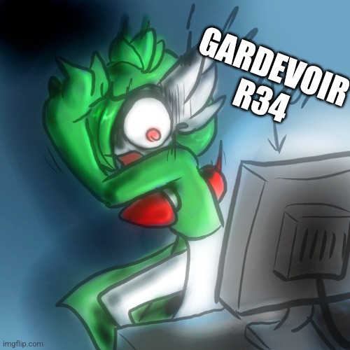 Gardevoir Computer | GARDEVOIR R34 | image tagged in gardevoir computer | made w/ Imgflip meme maker