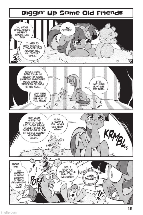 panel from mlp life in equestria volume 3 | image tagged in fun comics,mlp | made w/ Imgflip meme maker