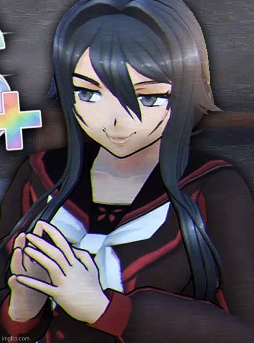 bro really said ":trollge:" | image tagged in ryoba aishi smug | made w/ Imgflip meme maker