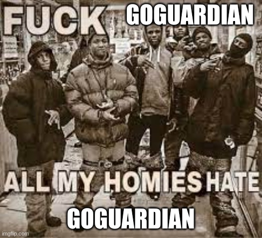 (cursing i guess nsfw but still) I spit fax | GOGUARDIAN; GOGUARDIAN | image tagged in school,fuck ___ all my homies hate ____ template | made w/ Imgflip meme maker