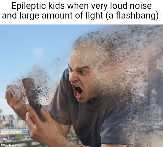 . | Epileptic kids when very loud noise and large amount of light (a flashbang): | image tagged in pie charts | made w/ Imgflip meme maker