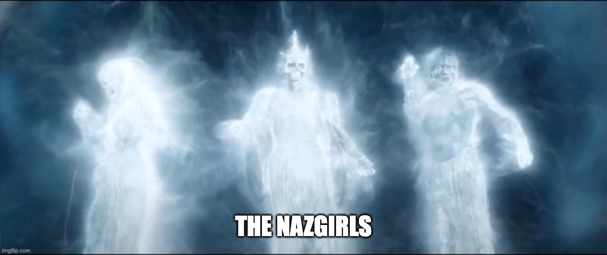 The Nazgirls | THE NAZGIRLS | image tagged in nazgirls,nazgul,rop,tolkien,amazon | made w/ Imgflip meme maker