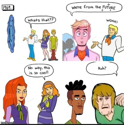 Daphne is Asian for some reason | made w/ Imgflip meme maker