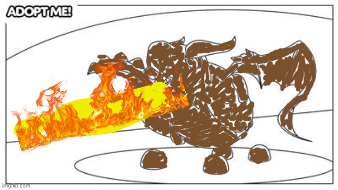 my discord friend told me to make a poop dragon pissing lit piss out of its mouth | made w/ Imgflip meme maker