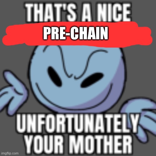 That’s a nice chain, unfortunately | PRE-CHAIN | image tagged in that s a nice chain unfortunately | made w/ Imgflip meme maker