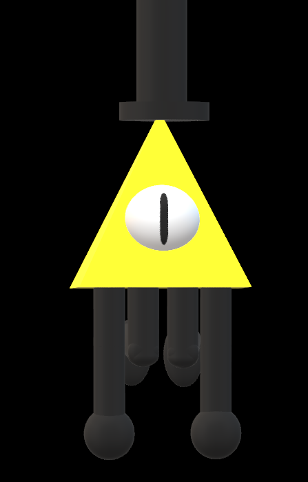 High Quality 3D Bill Cipher Blank Meme Template