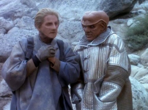 Odo Quark Cold Jackets Blank Meme Template