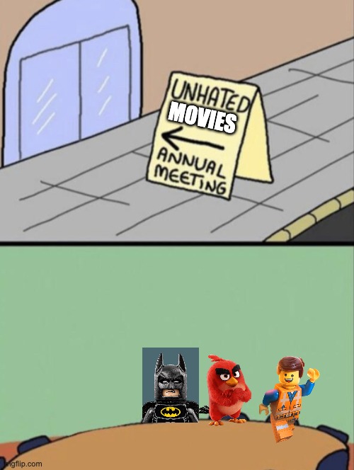title | MOVIES | image tagged in unhated blank annual meeting | made w/ Imgflip meme maker