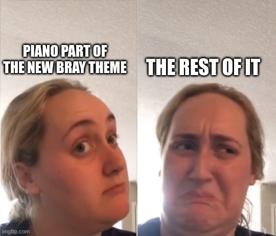Inverted kombucha girl | THE REST OF IT; PIANO PART OF THE NEW BRAY THEME | image tagged in inverted kombucha girl,wwe,bray wyatt,pro wrestling | made w/ Imgflip meme maker