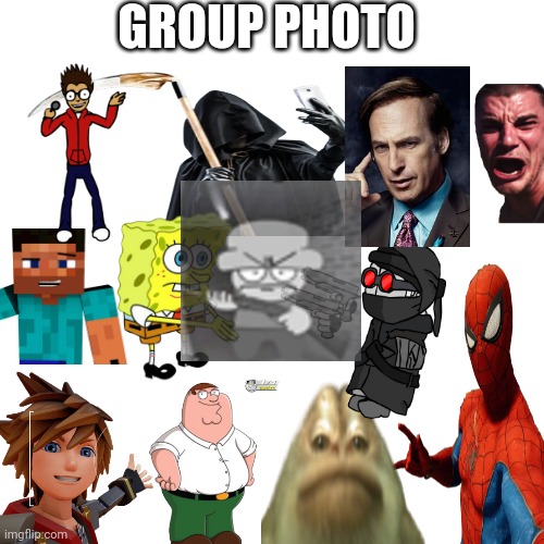 Blank Transparent Square Meme | GROUP PHOTO | image tagged in memes,blank transparent square | made w/ Imgflip meme maker